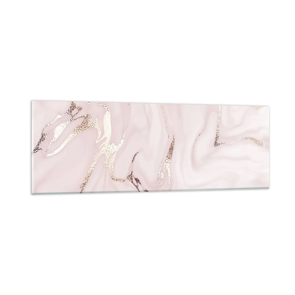 Schilderen op glas - In een roze sjaal - 90x30 cm