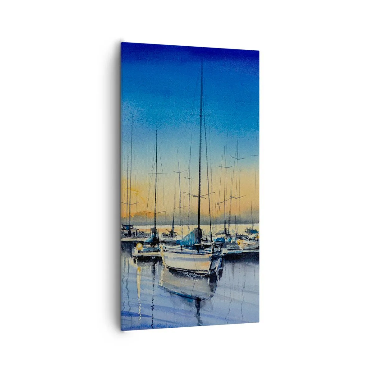 Schilderen op canvas - Einde van een goede dag - 65x120 cm