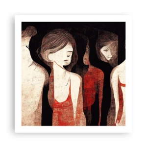 Poster - Madonna's van duisternis - 60x60 cm