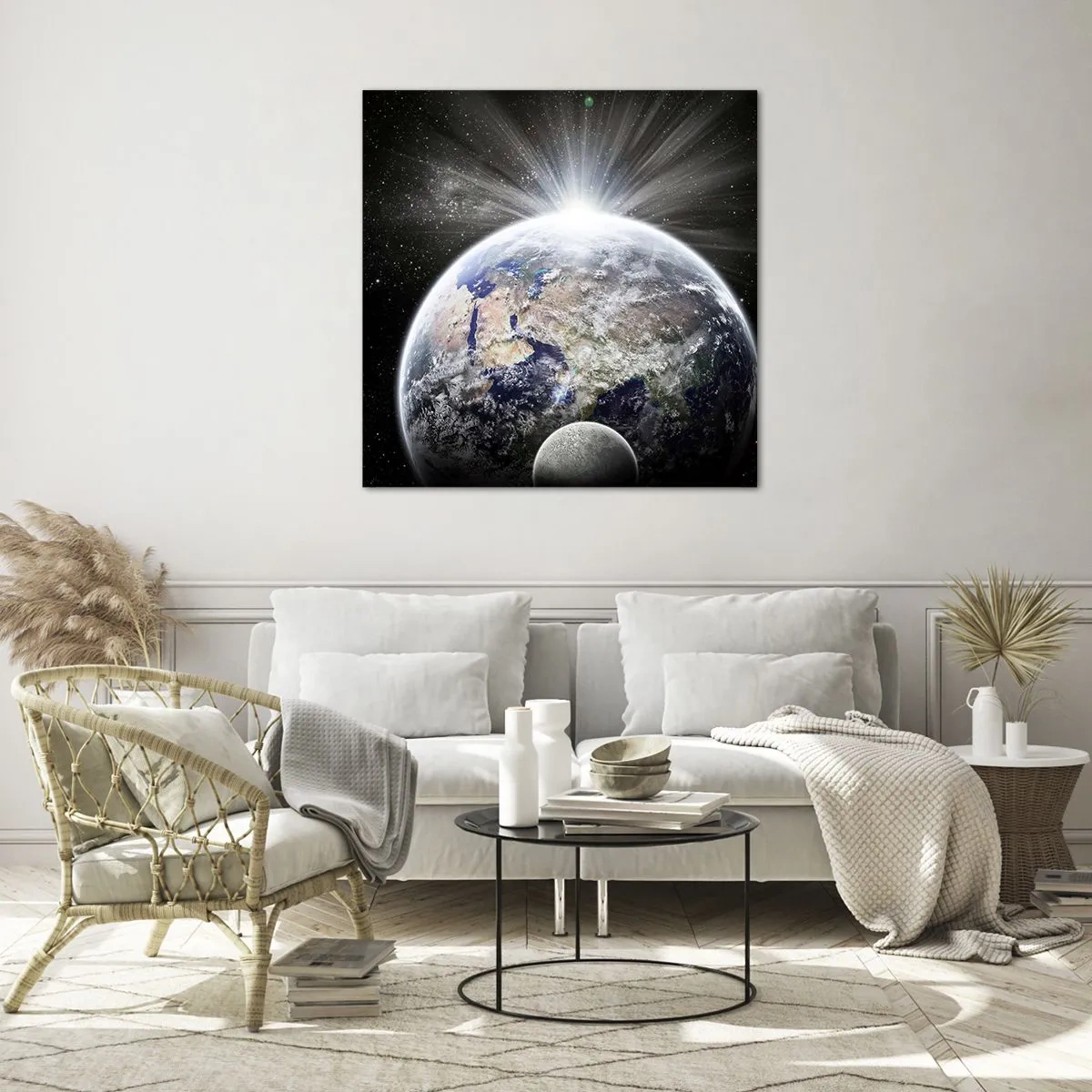 Schilderen op glas - In volle pracht - 30x30 cm