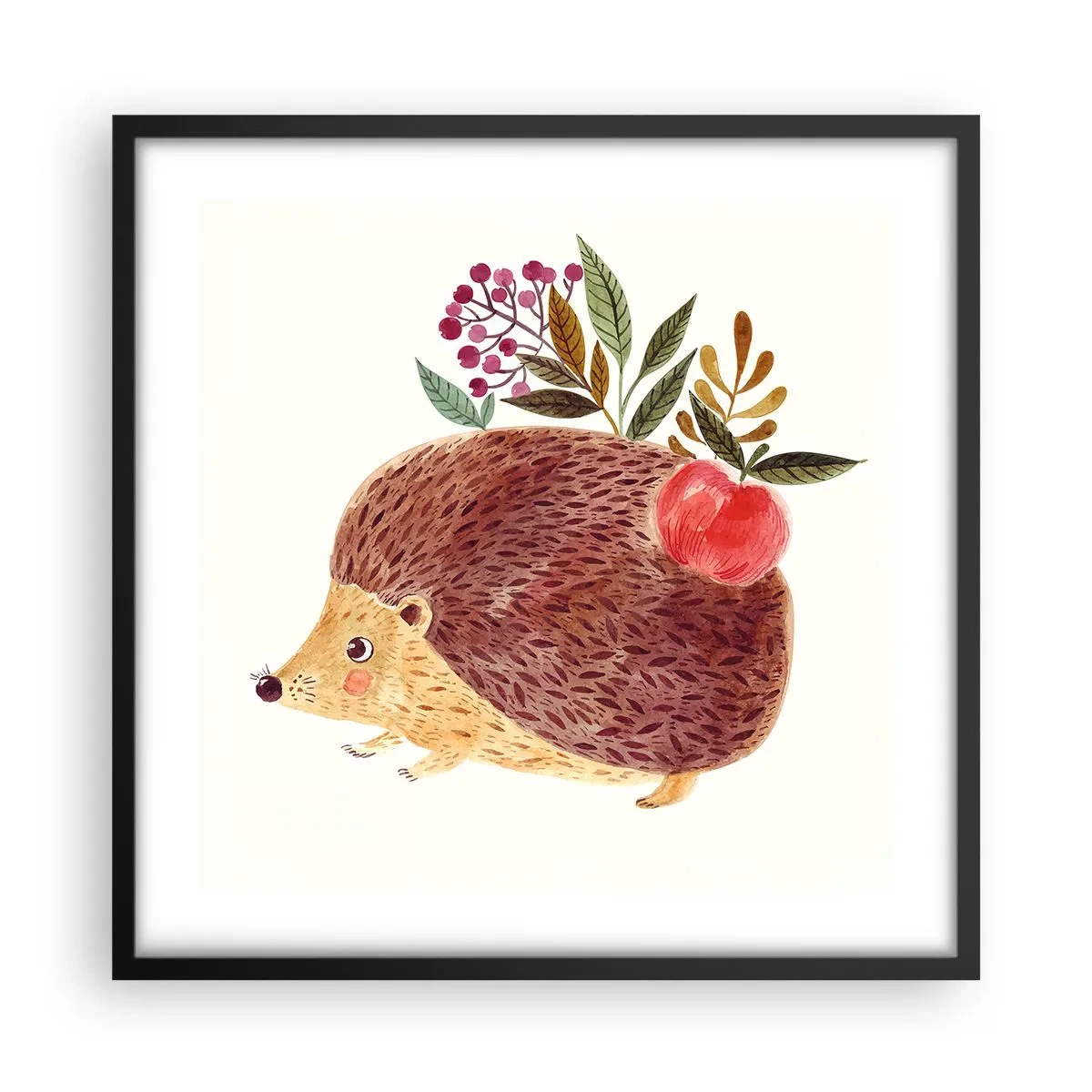 Poster in een zwarte lijst - En je vindt mij al leuk - 50x50 cm