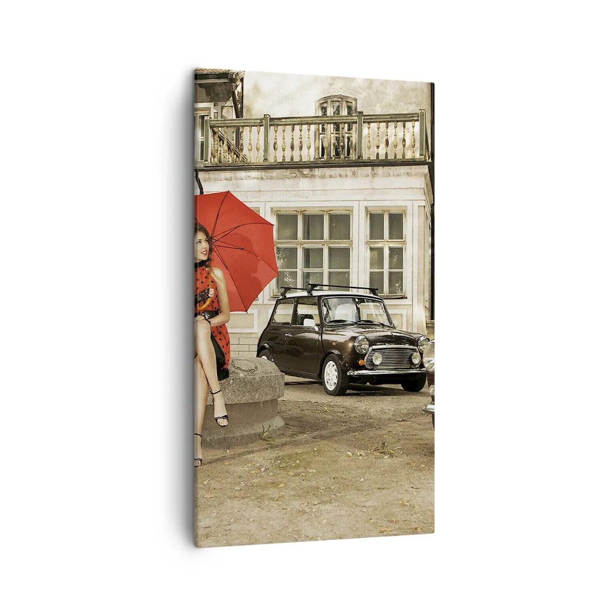 Schilderen op canvas - Een sentimentele mini-reis - 45x80 cm