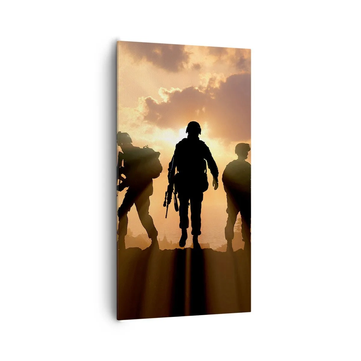 Schilderen op canvas - Brothers in arms - 65x120 cm