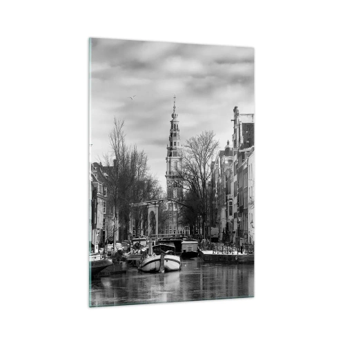 Schilderen op glas - Amsterdamse sferen - 70x100 cm
