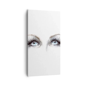 Schilderen op canvas - Ogen van een engel - 55x100 cm