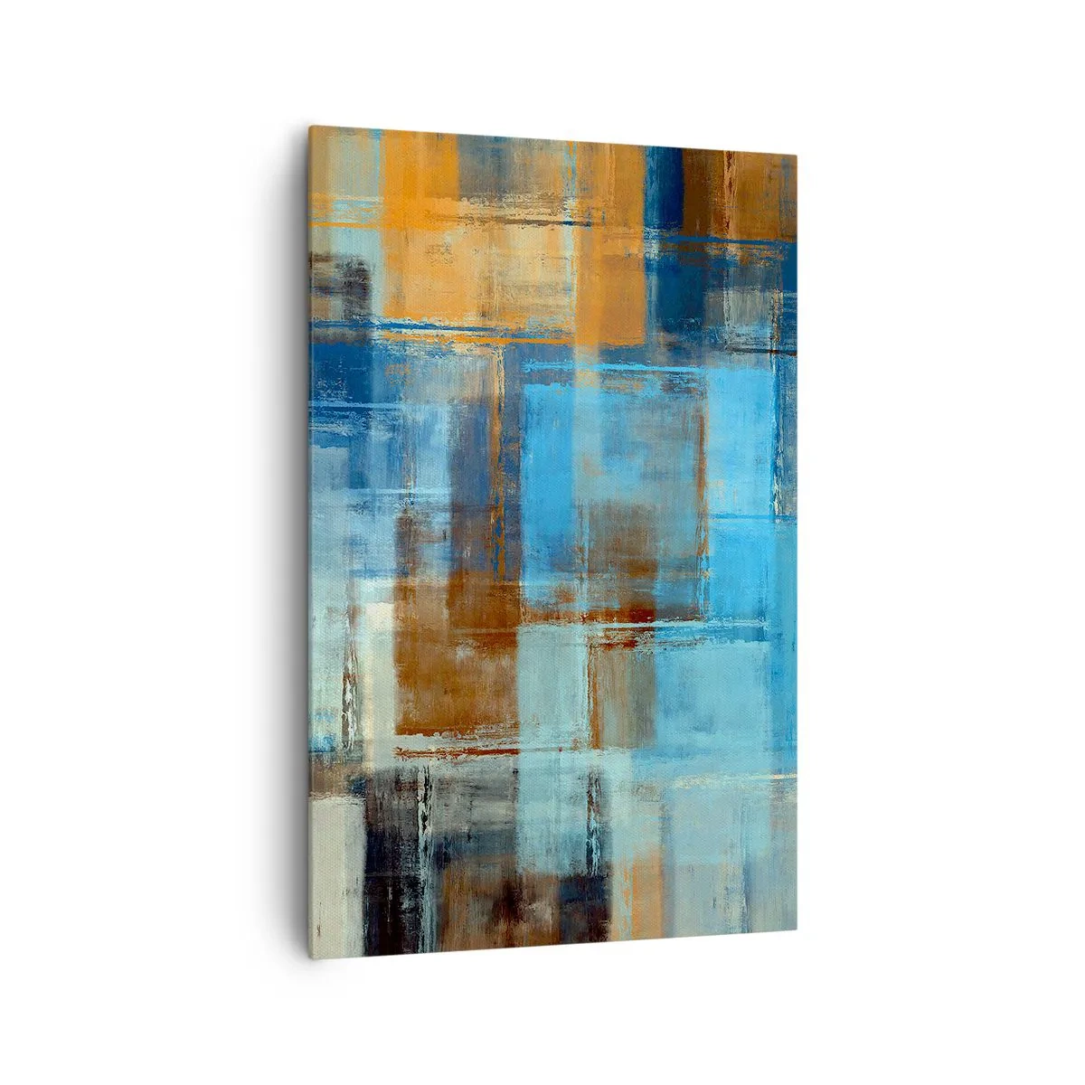 Schilderen op canvas - Door de blauwe sluier - 80x120 cm