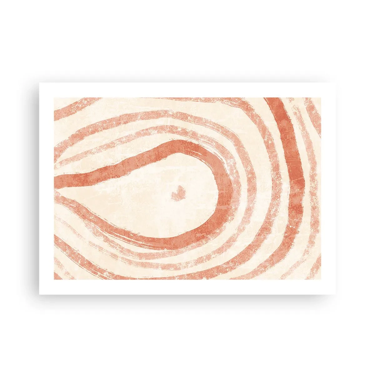 Poster - Koraalcirkels – compositie - 70x50 cm