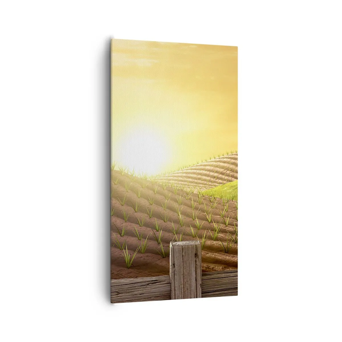 Schilderen op canvas - Een boerderij als uit een sprookje - 65x120 cm