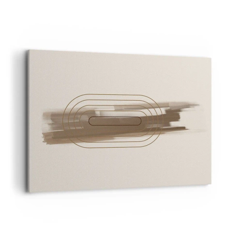 Schilderen op canvas - Een briesje grijs - 100x70 cm