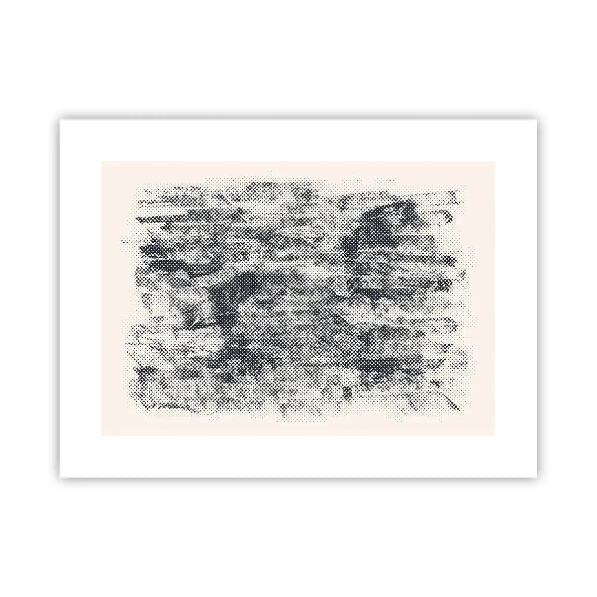 Poster - Mistige compositie - 40x30 cm