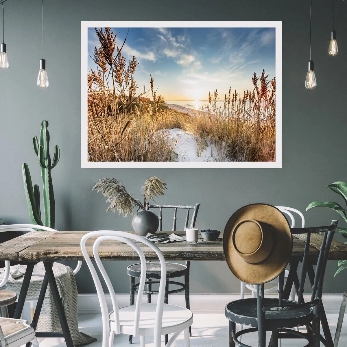 Poster - Noord strand - 40x30 cm