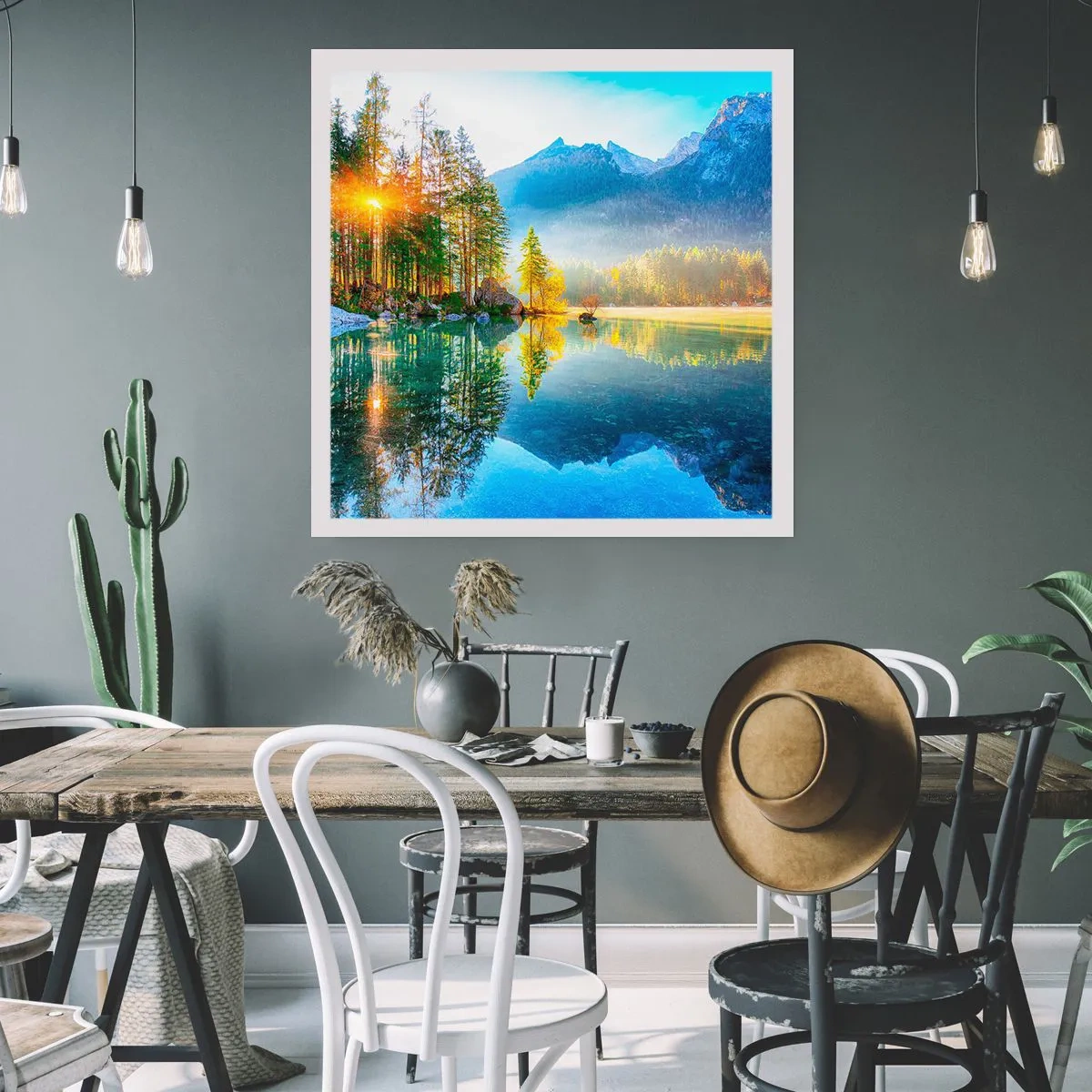 Poster - Majesteit en zoetheid - 40x40 cm