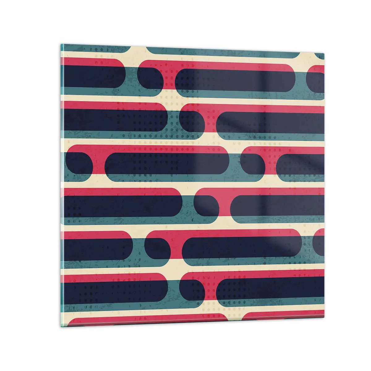 Schilderen op glas - In de diepte en vooruit - 50x50 cm