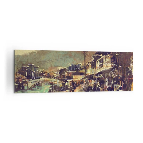 Schilderen op canvas - Het leven als een rijkdom aan grijs - 160x50 cm
