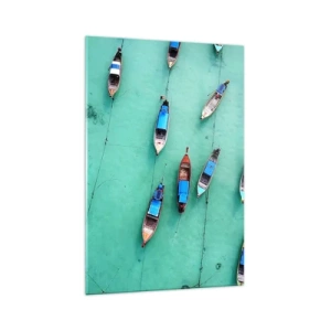 Schilderen op glas - In blijde verwachting - 70x100 cm