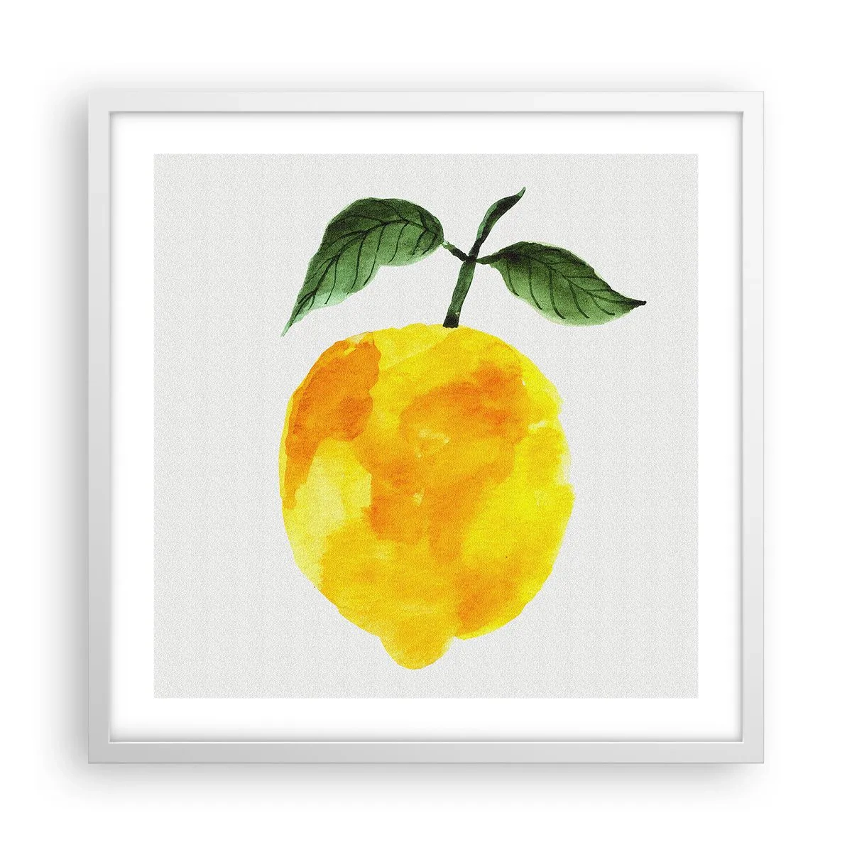 Poster in een witte lijst - Hoe proef je de zon? - 50x50 cm