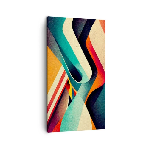 Schilderen op canvas - Intensieve compositie - 45x80 cm