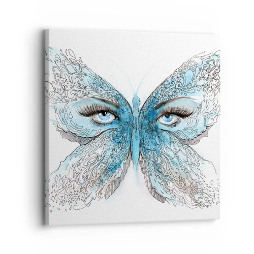 Schilderen op canvas - Eros pimpelmees - 30x30 cm