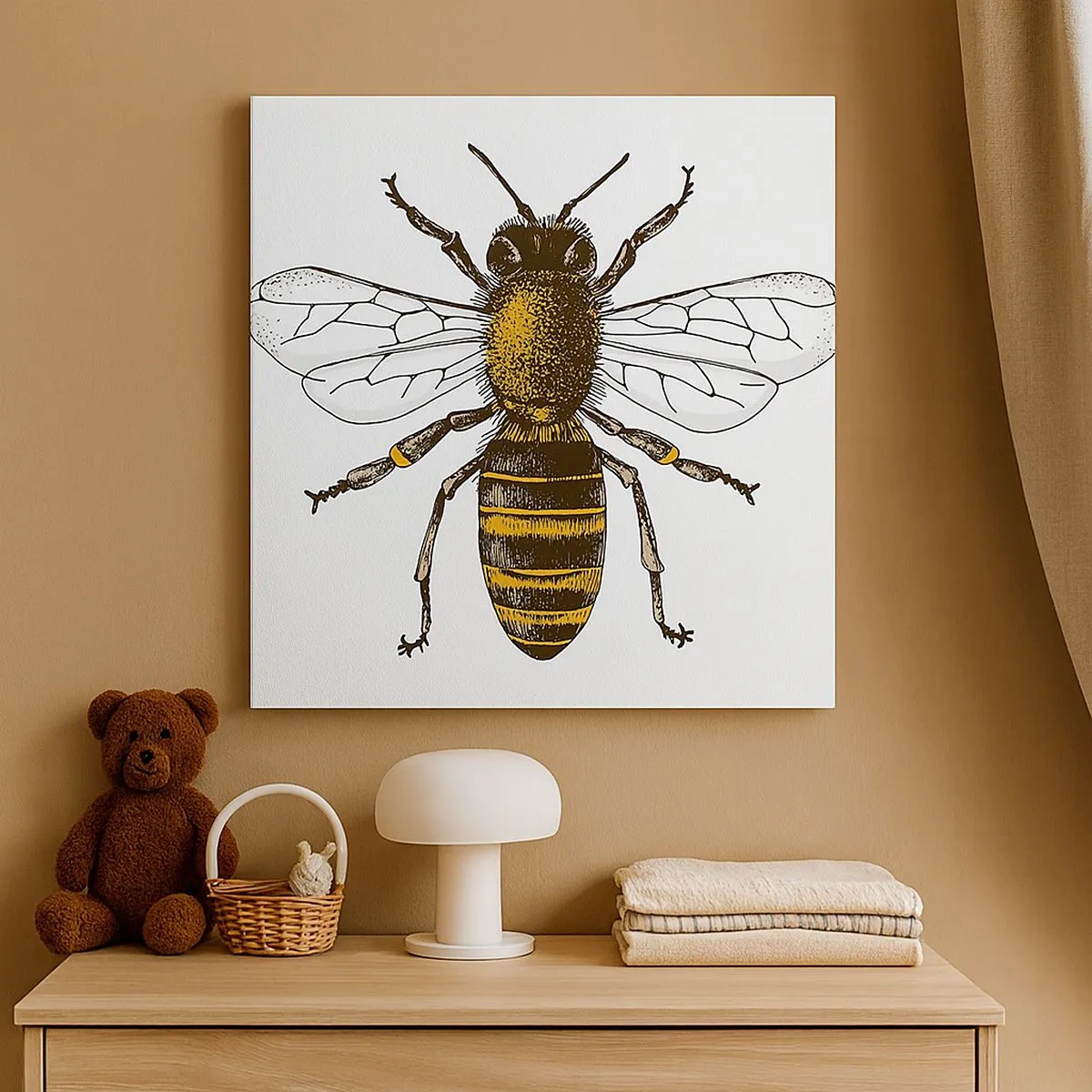 Schilderen op canvas - Mooi en goed - 30x30 cm