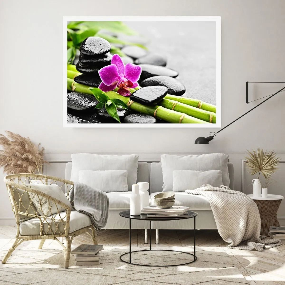 Poster - In een vrede evenwicht - 100x70 cm