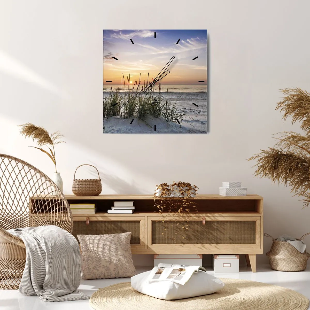 Wandklok - Klok - Kijk, denk, voel - 40x40 cm