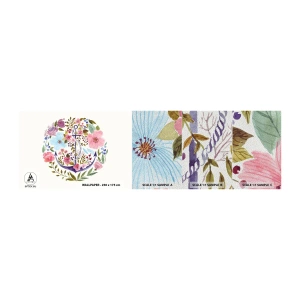 Fotobehang Monster Premium Sand - Goede droom van zeeman - Anker, Boho, Kust - 100x30 cm