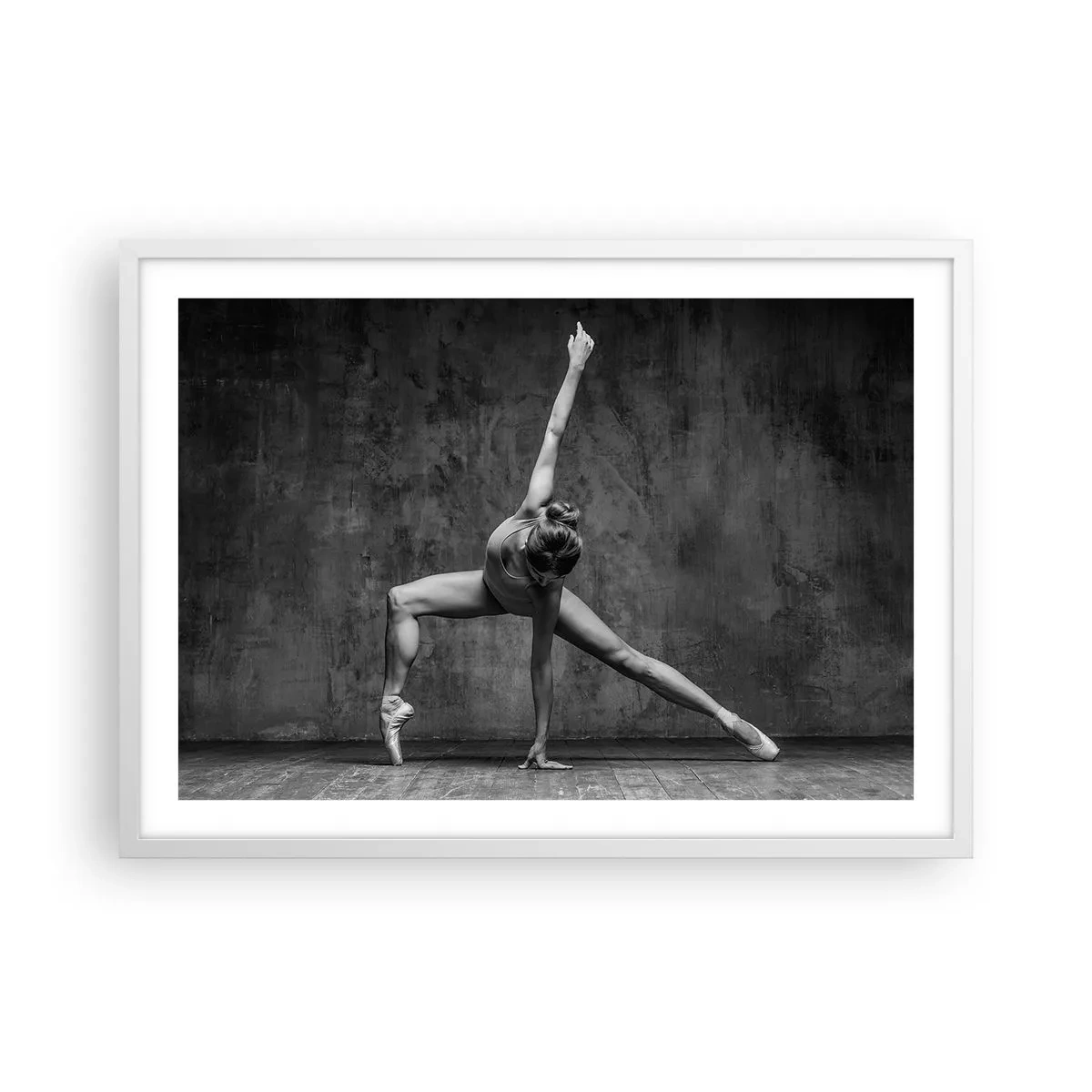 Poster in een witte lijst - Het ideaal van balans - 70x50 cm