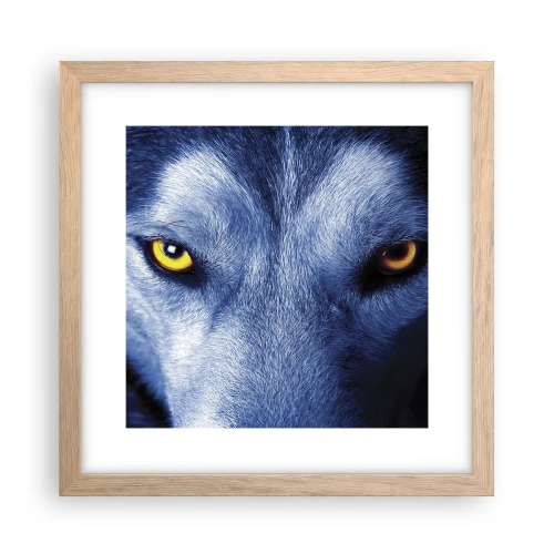 Een poster in een licht eiken lijst - Betoverende look - 30x30 cm