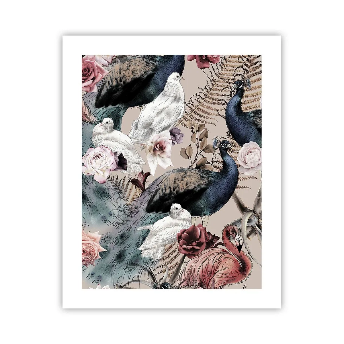 Poster - In de paleistuin - 40x50 cm