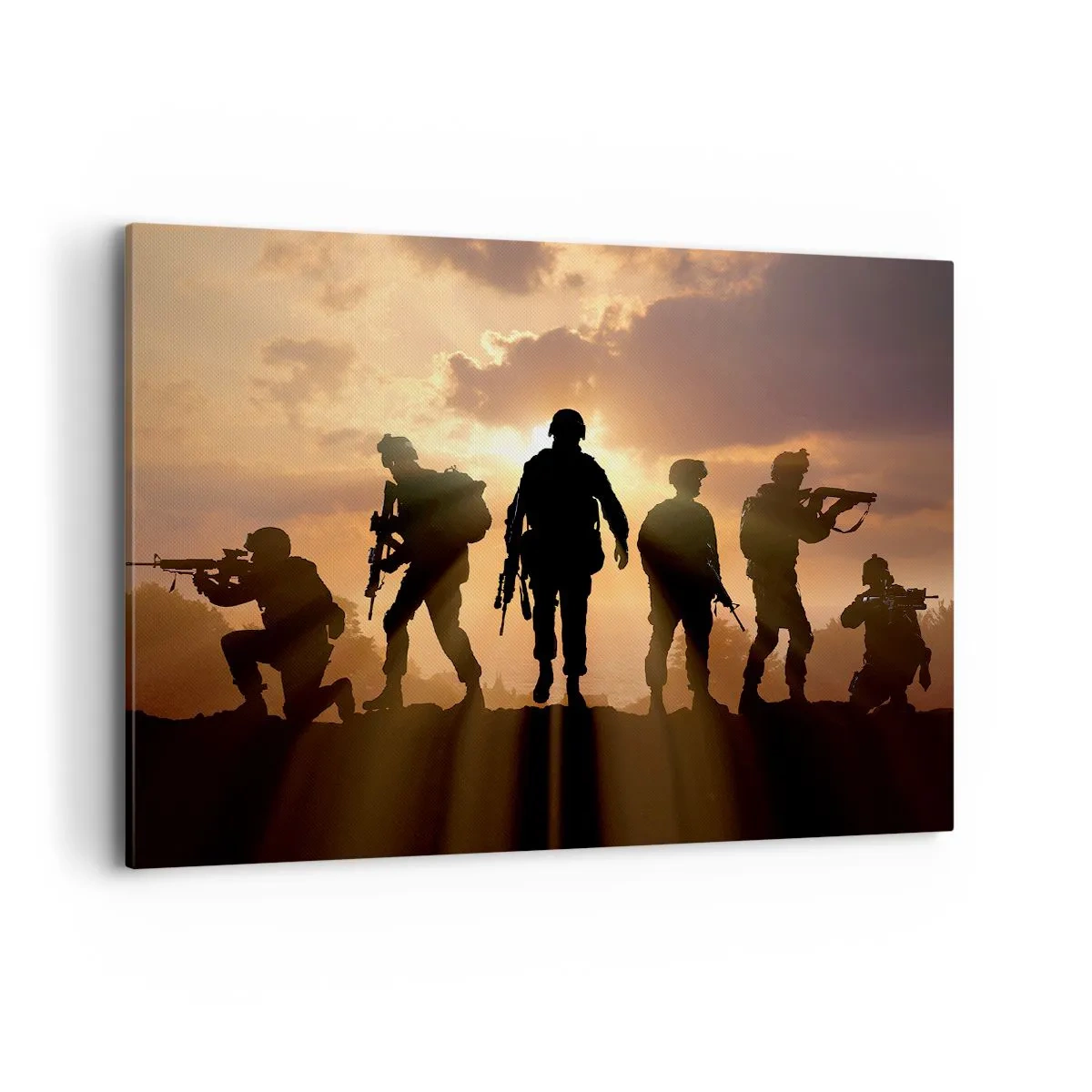 Schilderen op canvas - Brothers in arms - 100x70 cm