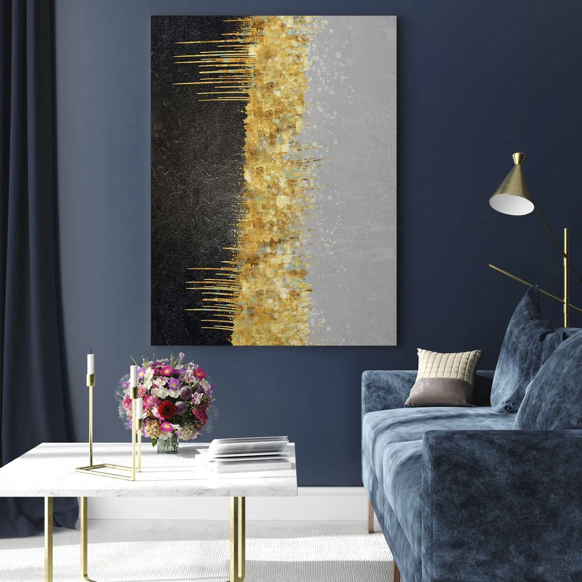 Schilderen op glas - Naar binnen en naar boven - 70x100 cm