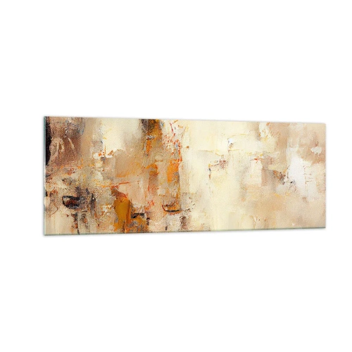Schilderen op glas - Ziel van Amber - 140x50 cm