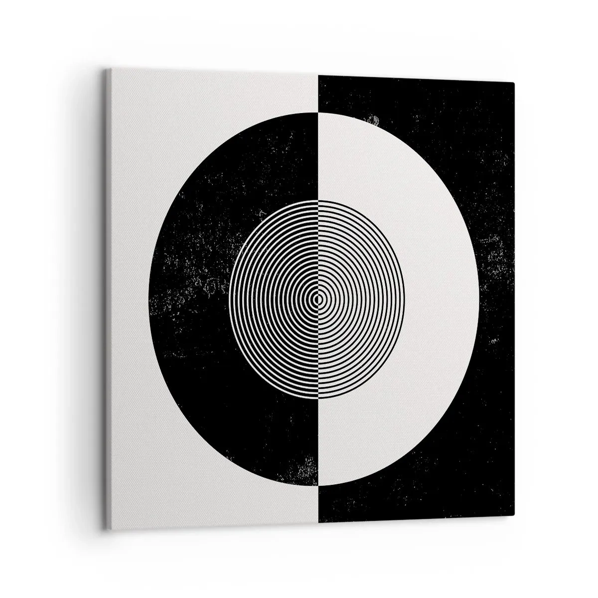Schilderen op canvas - Harmonie in zwart-wit - 50x50 cm
