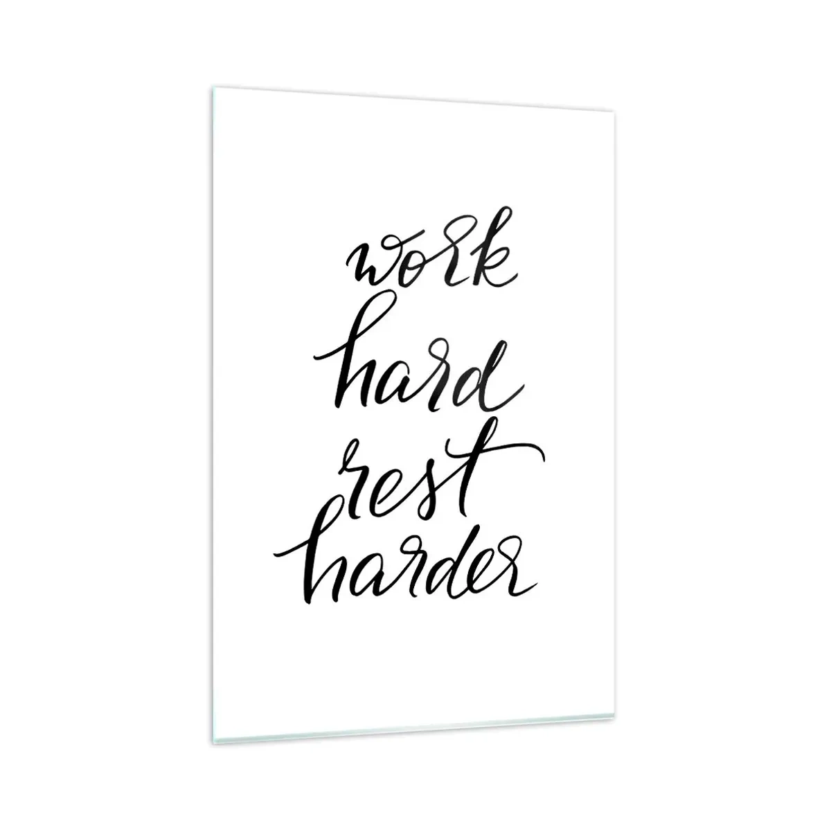 Schilderen op glas - Levensbalans - 80x120 cm