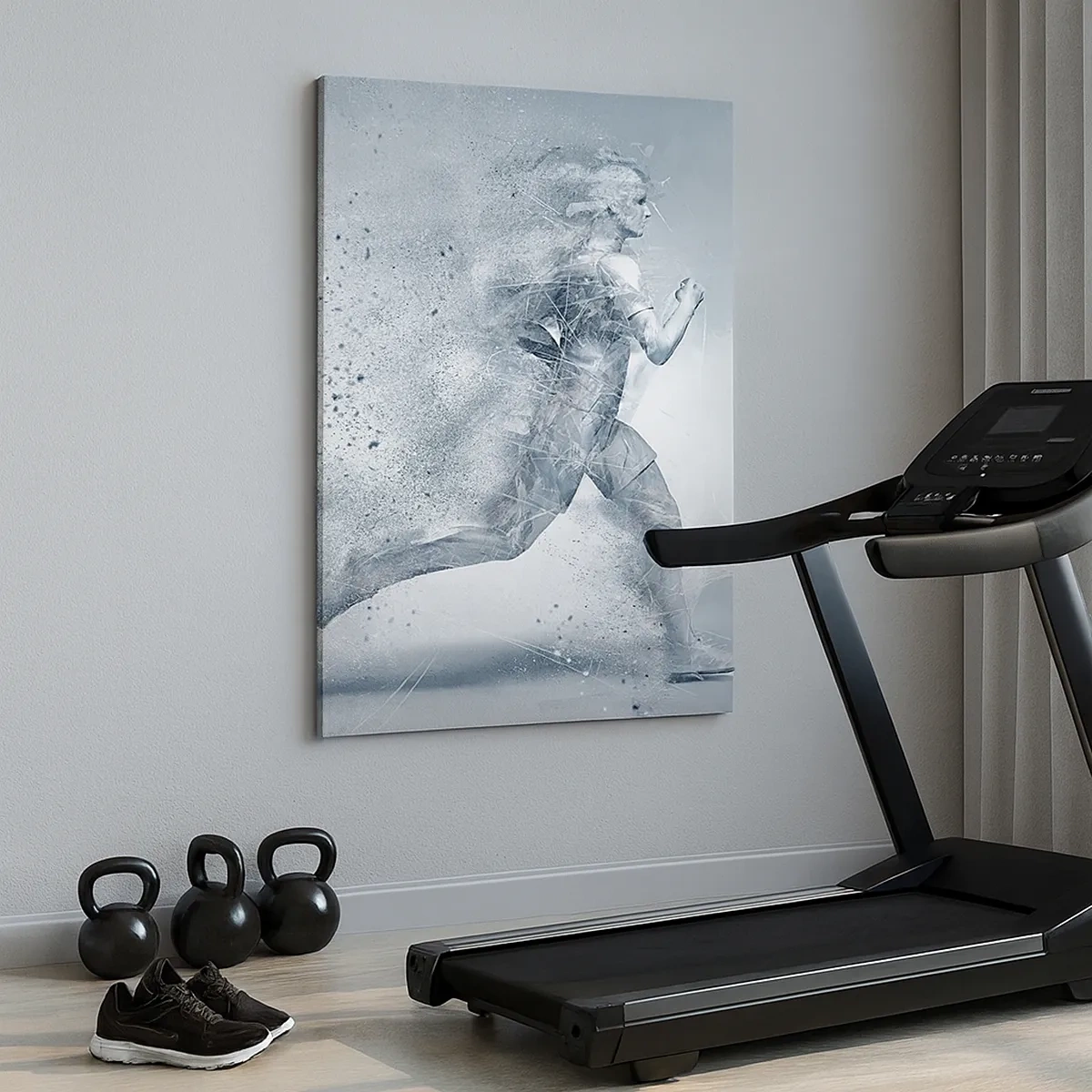 Schilderen op canvas - Kristalheldere energie - 50x70 cm