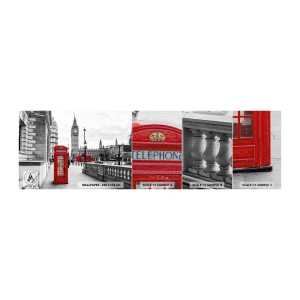 Fotobehang Monster Premium Canvas - Londen, zonder twijfel - Stad, Londen, Architectuur - 100x30 cm