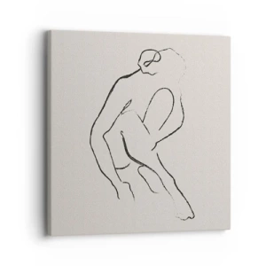 Schilderen op canvas - Intieme schets - 30x30 cm