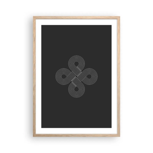 Een poster in een licht eiken lijst - In de Keltische geest - 50x70 cm