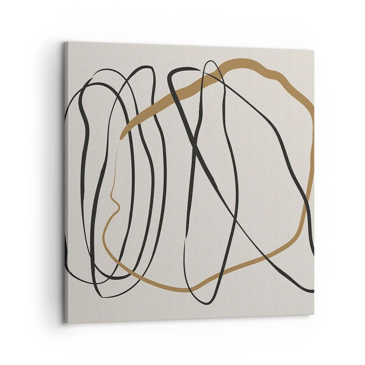 Schilderen op canvas - Compositie – loopdans - 60x60 cm