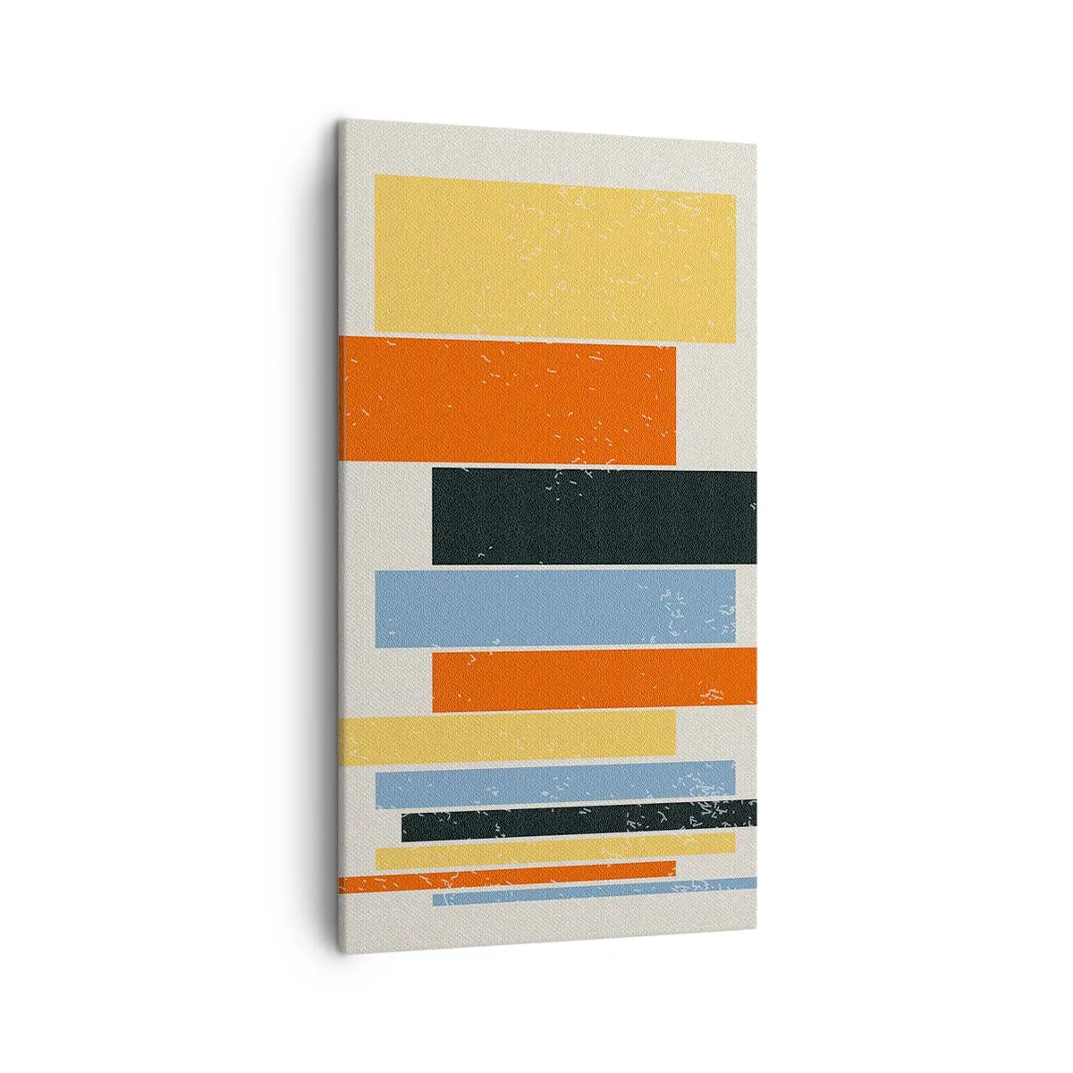 Schilderen op canvas - Muzieknotatie - 45x80 cm