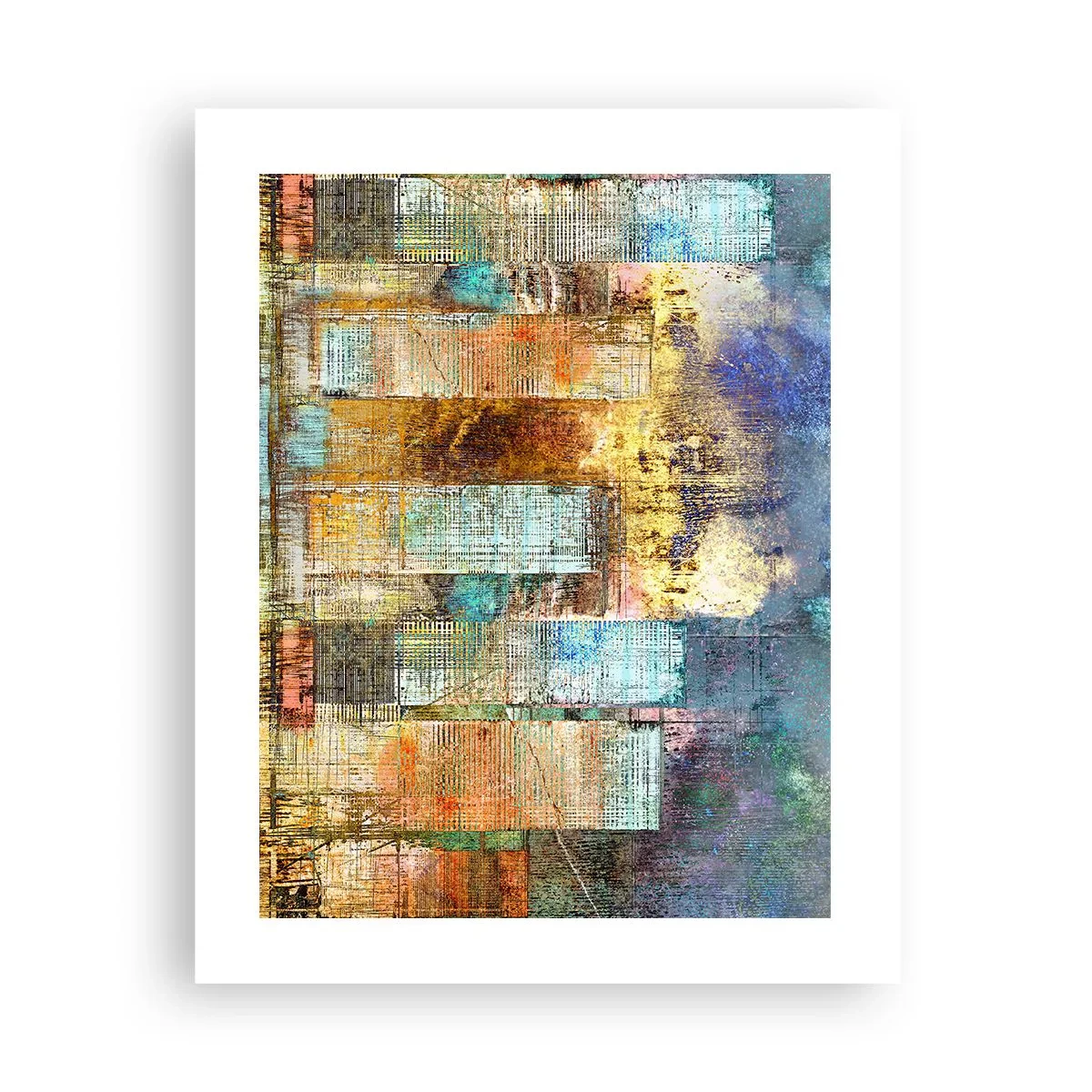 Poster - Een zonnige metropool - 40x50 cm