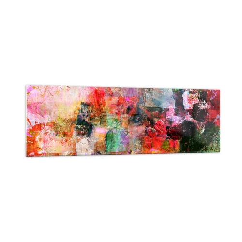 Schilderen op glas - Een reis door de rozen - 160x50 cm