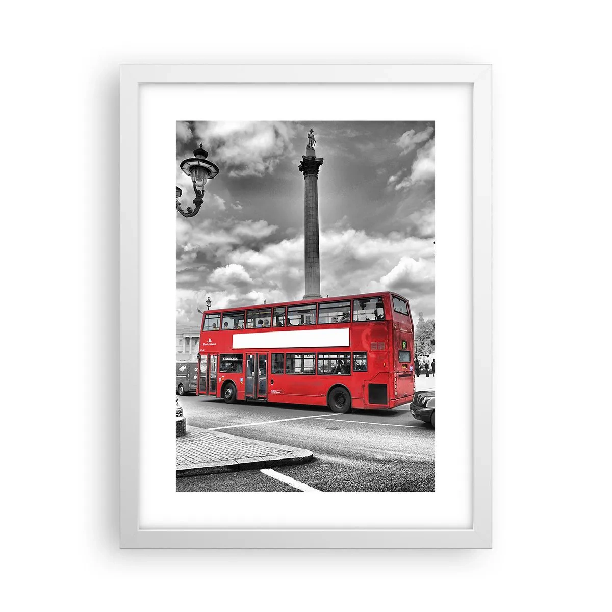 Poster in een witte lijst - De echte bloedbaan van de stad - 30x40 cm