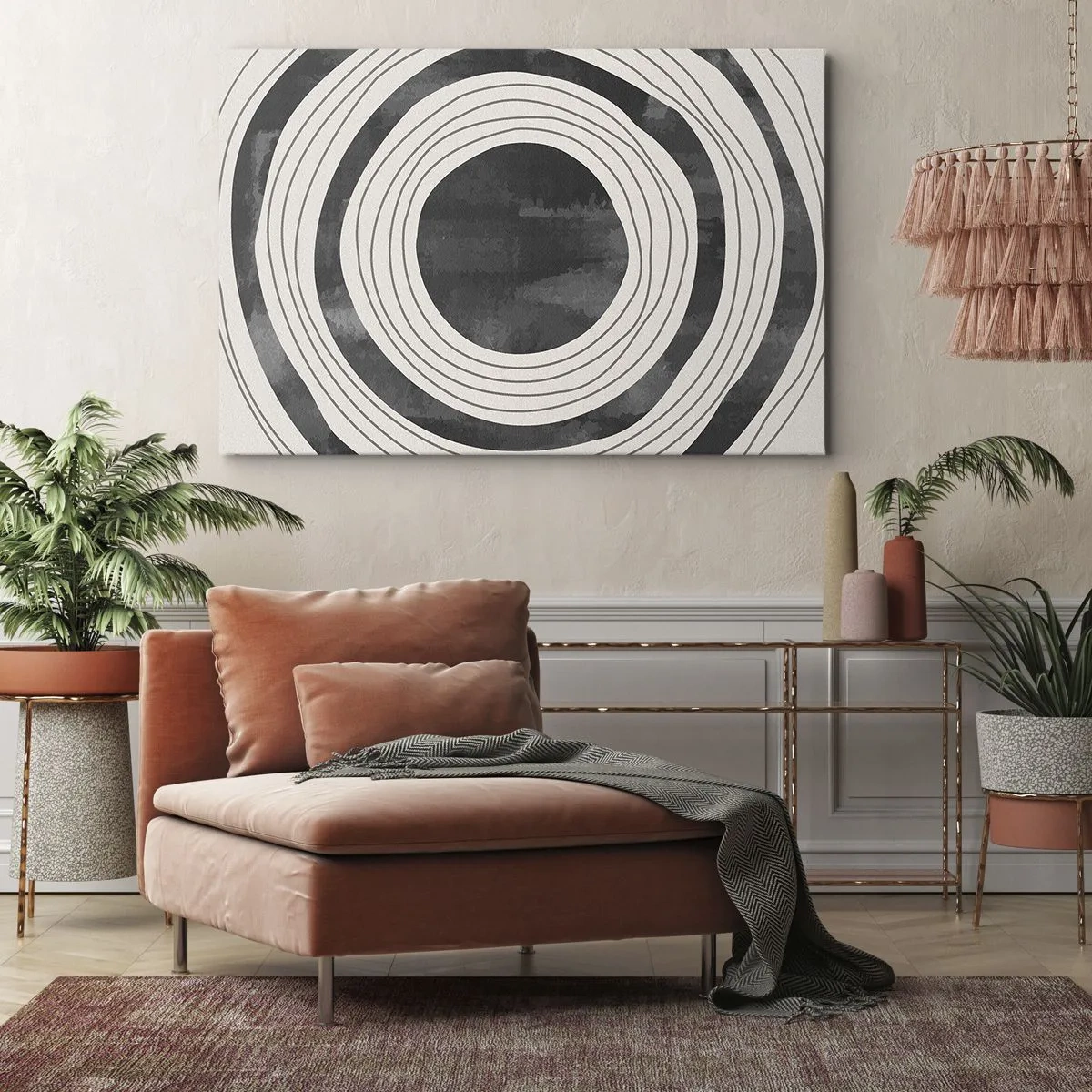 Schilderen op canvas - Precies op het punt - 120x80 cm