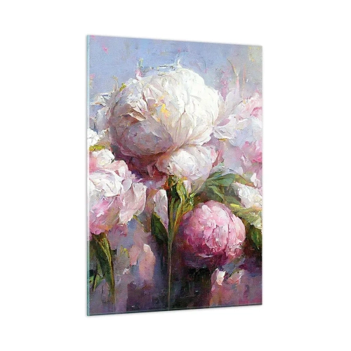 Schilderen op glas - Een boeket vol leven - 50x70 cm