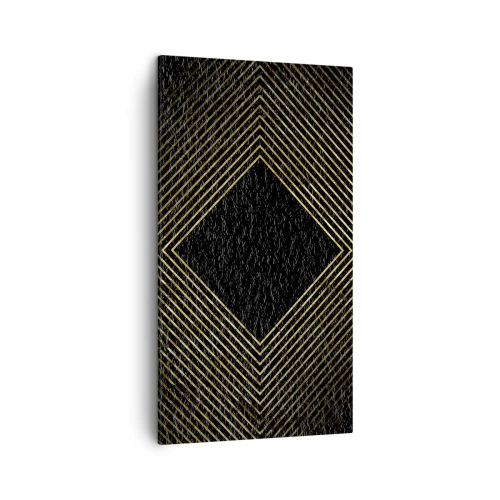 Schilderen op canvas - Geometrie in glamoureuze stijl - 45x80 cm