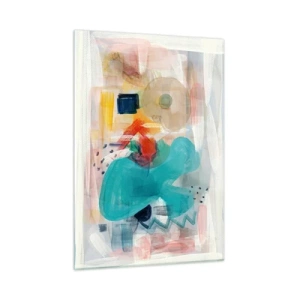 Schilderen op glas - Kleurrijk spel - 50x70 cm