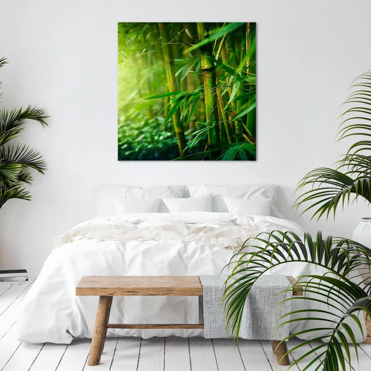Schilderen op canvas - Maak kennis met groen zelf - 60x60 cm