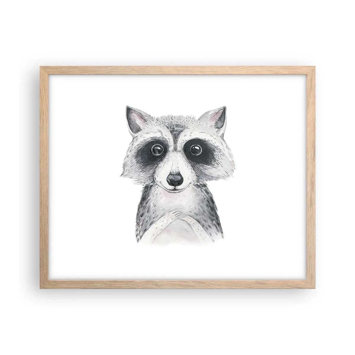 Een poster in een licht eiken lijst - Een moment om te verhuizen - 50x40 cm