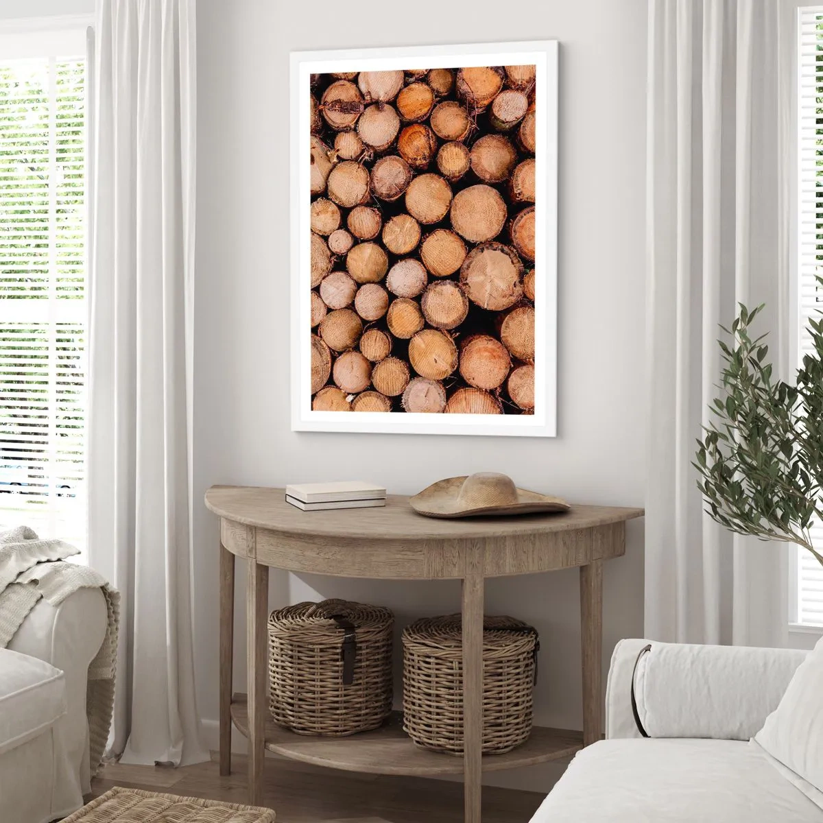 Poster in een witte lijst - Een nieuw begin - 30x40 cm